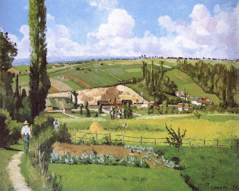 Pang plans scenery Schwarz, Camille Pissarro
